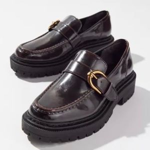 Brown Lugsole Circus NY Loafers Sz 7